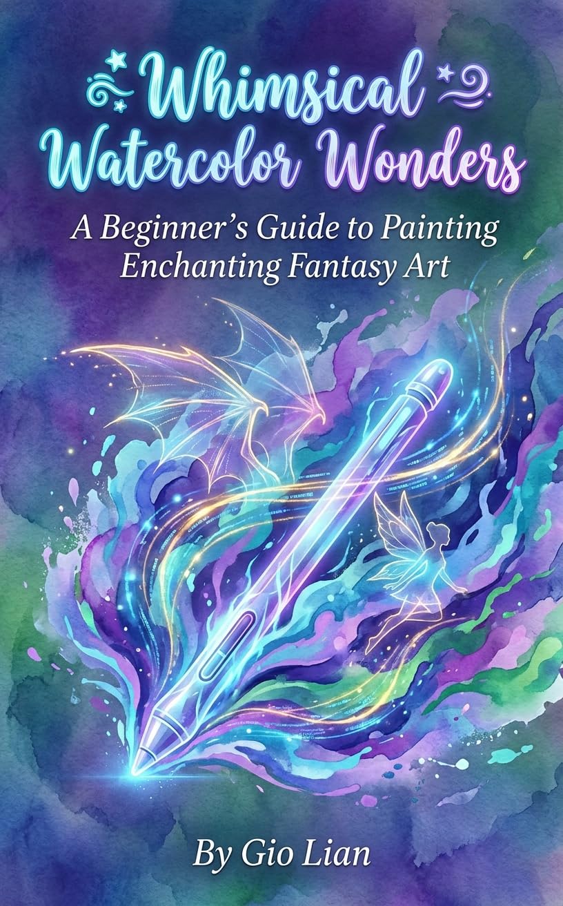 ler totalmente Whimsical Watercolor Wonders: A Beginner's Guide to Painting Enchanting Fantasy Art (English Edition)