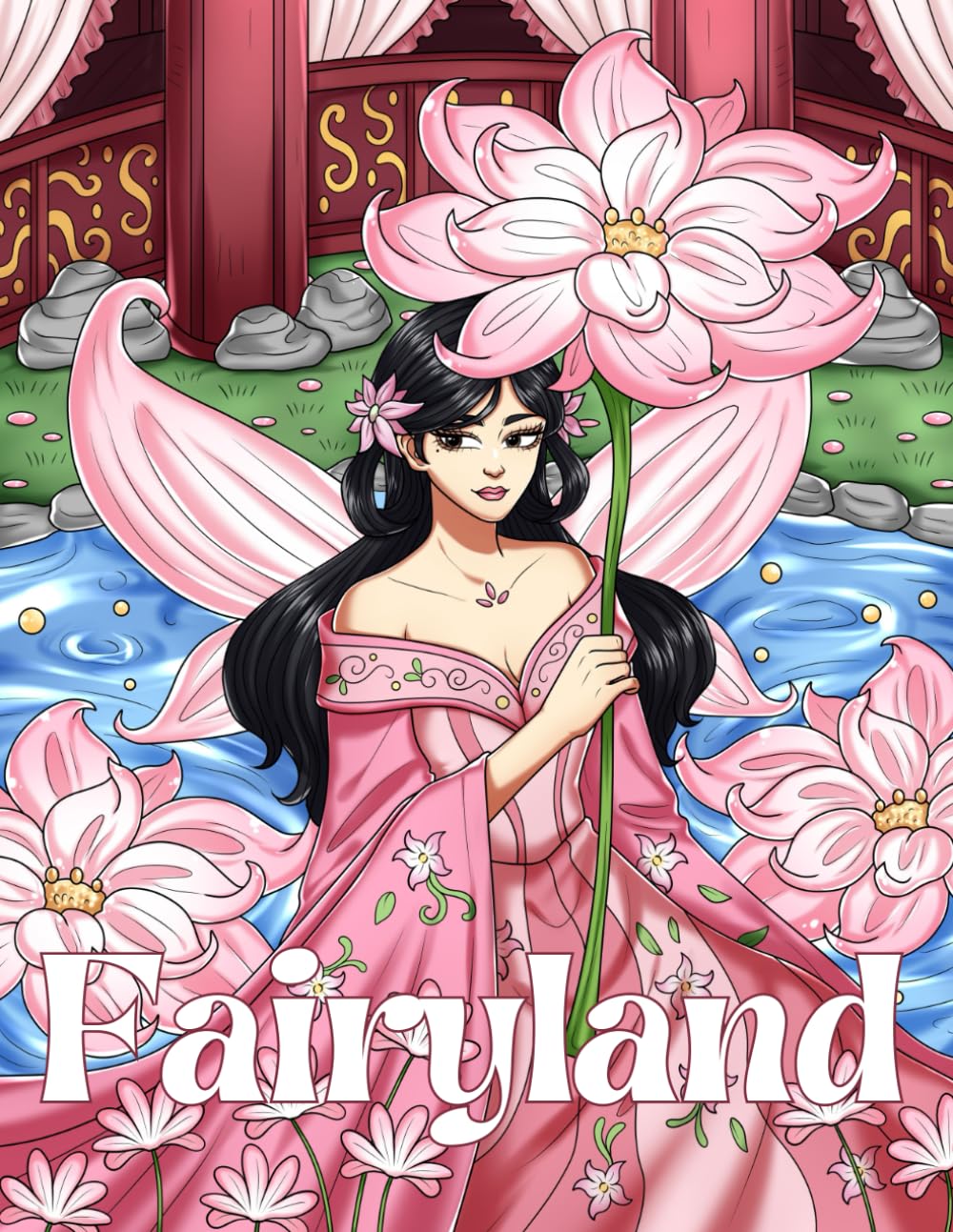 ler totalmente Fairyland: A Coloring Book Featuring a World of Enchanting Beautiful Fairies for Adults, Women, Teens, and Kids for Relaxation and Stress-Relief