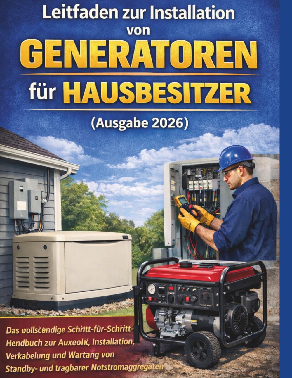 Leitfaden zur Installation von Generatoren für Hausbesitzer (Ausgabe 2026): Das vollständige Schritt-für-Schritt-Handbuch zur Auswahl, Installation,... von Standby- und tragbaren Notstromaggregaten baixar o livro de graça