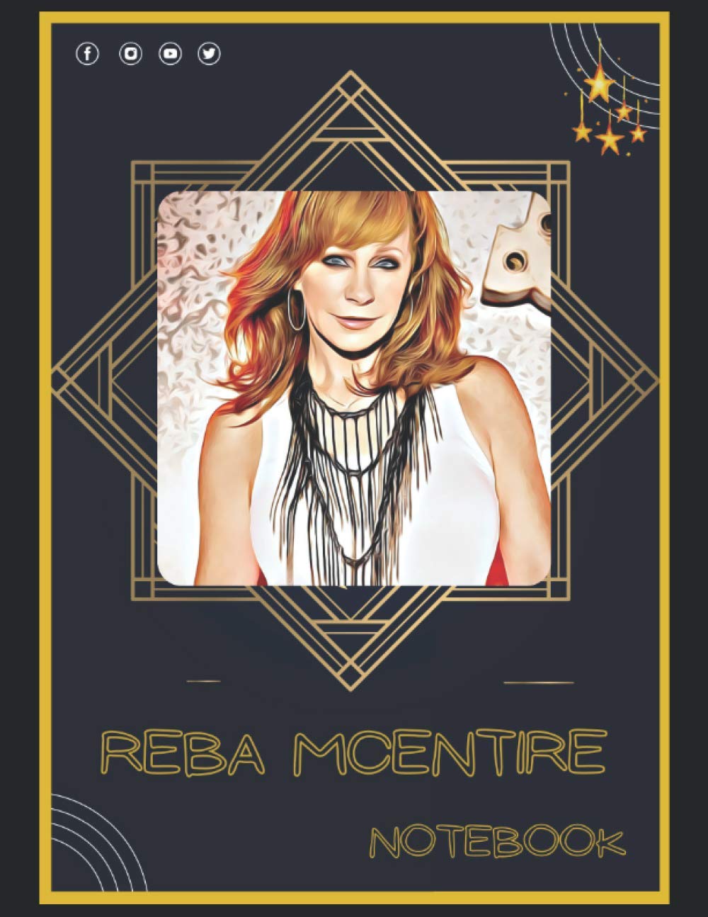 ler totalmente Reba McEntire Notebook: A Large Notebook/Composition/Journal Book with Over 120 College Lined Pages - Great Gift for a Close Friend or a Family