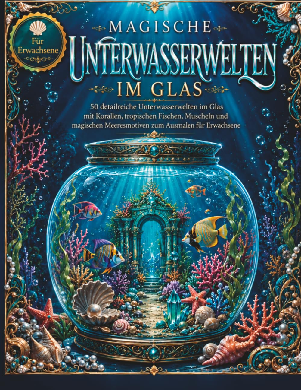 capítulo por capítulo baixar Magische Unterwasserwelten im Glas: 50 magische Unterwasserwelten im Glas mit Korallen, tropischen Fischen und Meeresmotiven zum Ausmalen für Erwachsene (German Edition)