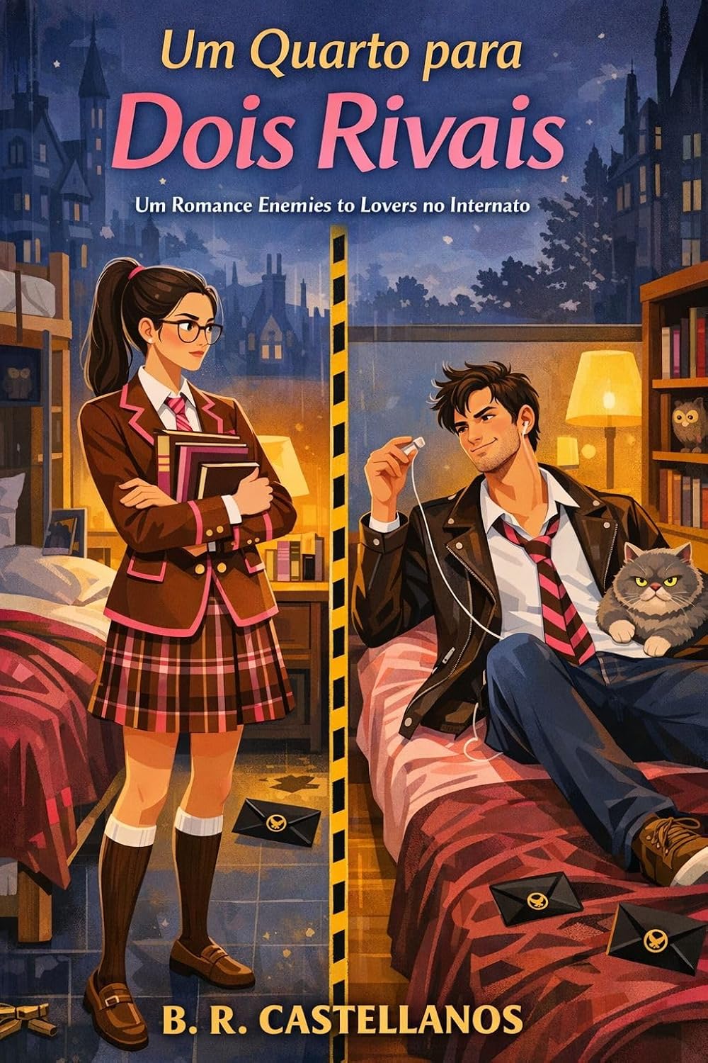 capítulo por capítulo baixar Um Quarto para Dois Rivais: Um Romance Enemies to Lovers no Internato