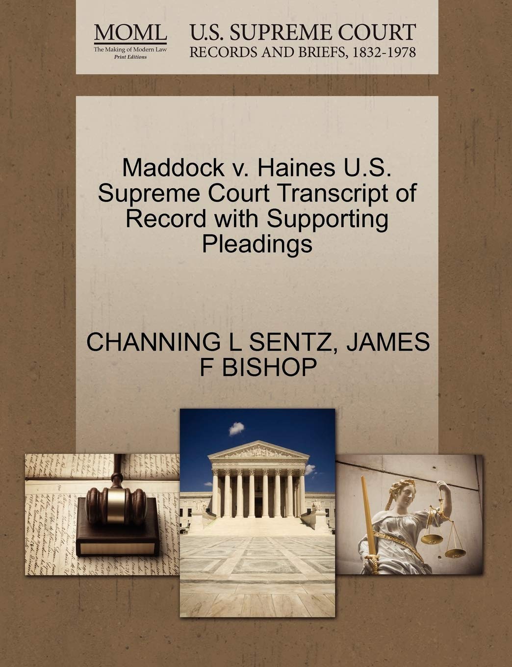 ler totalmente Maddock v. Haines U.S. Supreme Court Transcript of Record with Supporting Pleadings
