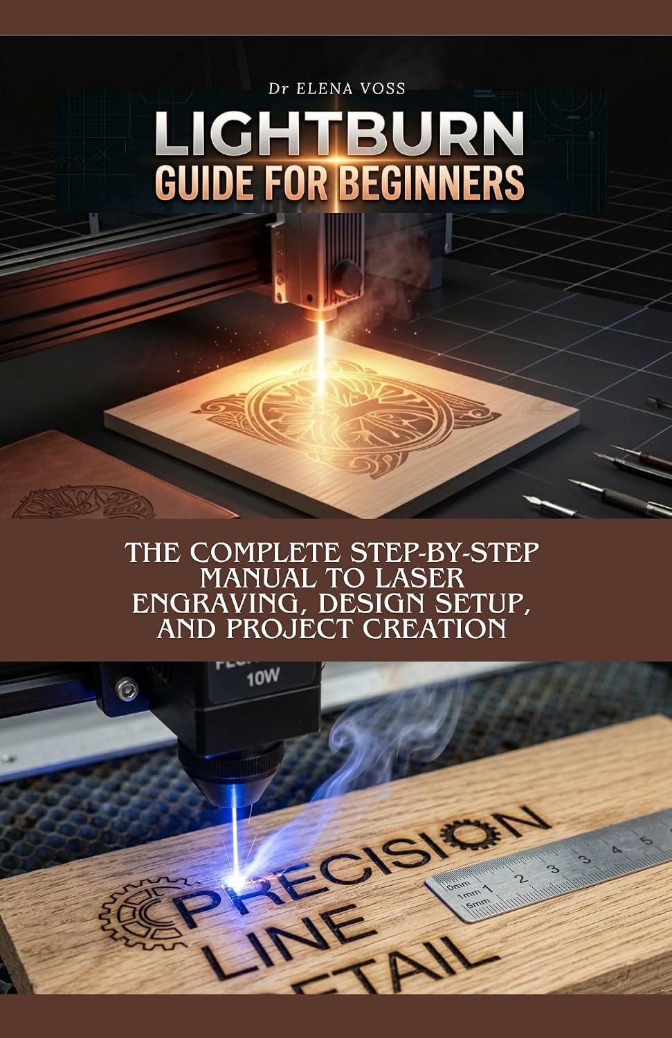 LIGHTBURN GUIDE FOR BEGINNERS: The Complete Step-by-Step Manual to Laser Engraving, Design Setup, and Project Creation (English Edition) baixar o livro de graça