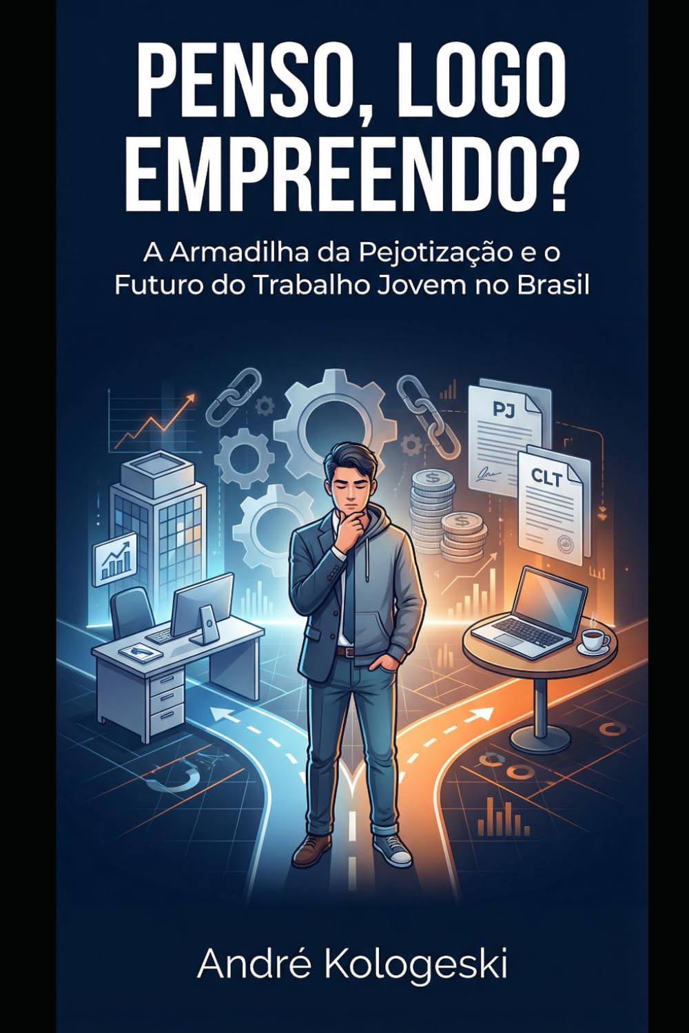 ler totalmente Penso, Logo Empreendo?: A Armadilha da Pejotização e o Futuro do Trabalho Jovem no Brasil (Portuguese Edition)