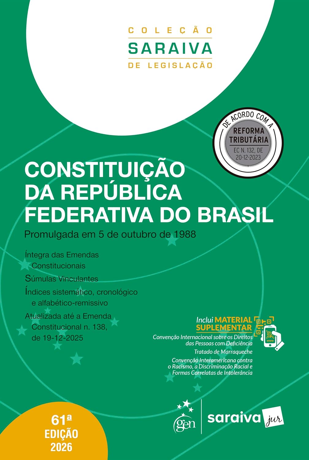 Constituição da República Federativa do Brasil - Coleção Saraiva de Legislação - 61ª Edição 2026