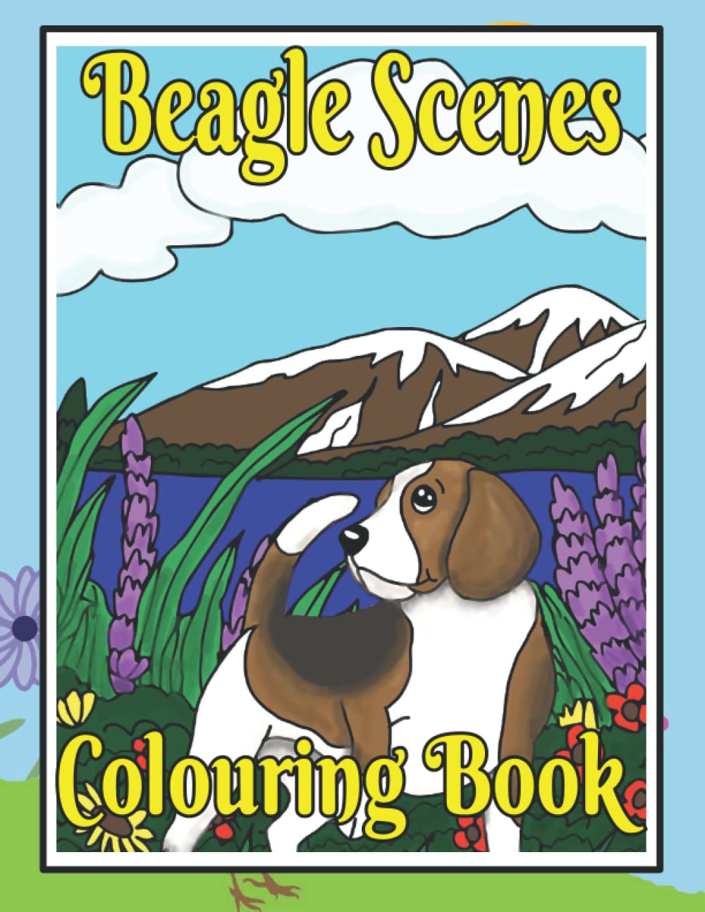 Beagle Scenes Colouring Book: Gifts for dog lovers women unique baixar livro de graça