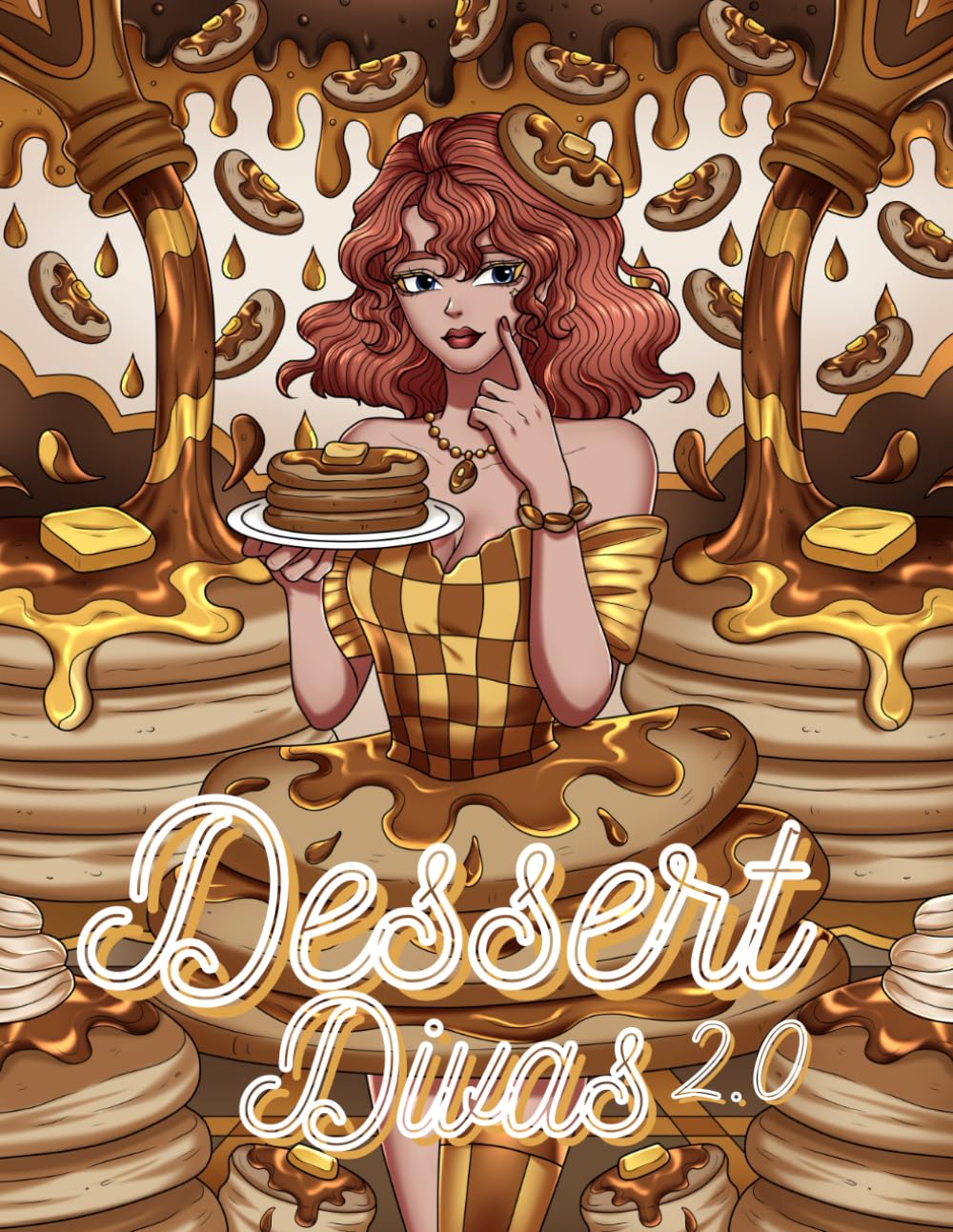 Dessert Divas 2.0: A Coloring Book Featuring Adorable Girls Dressed As Delicious Sweet Treats and Desserts for Adults, Women, Teens, and Kids for Relaxation and Stress-Relief baixar o livro de graça