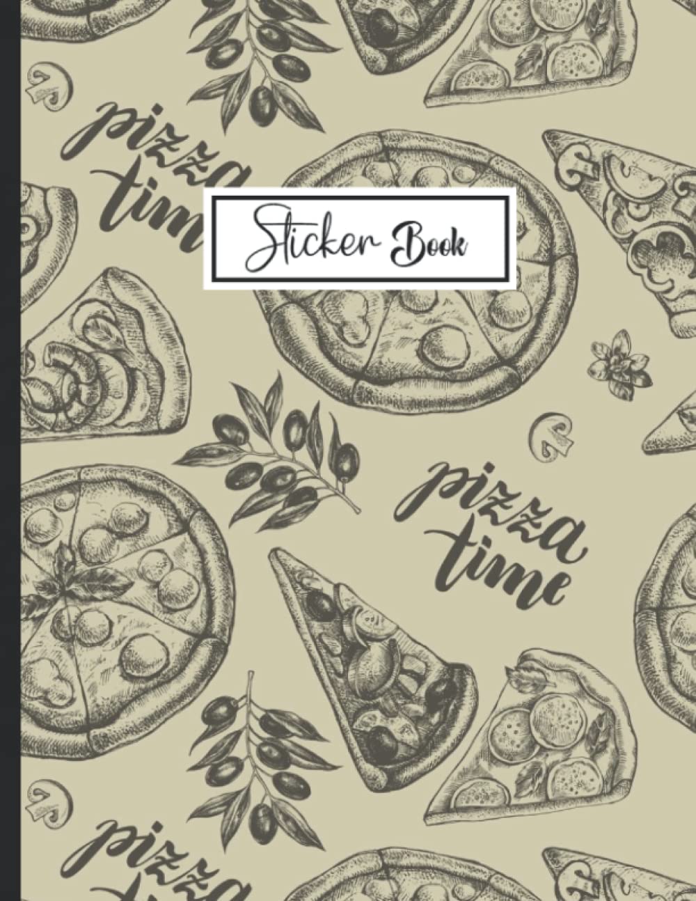 Sticker Book: Cute Pizza Design Blank Sticker Album Journal pages for Kids Sticker Collection Book. baixar o livro de graça
