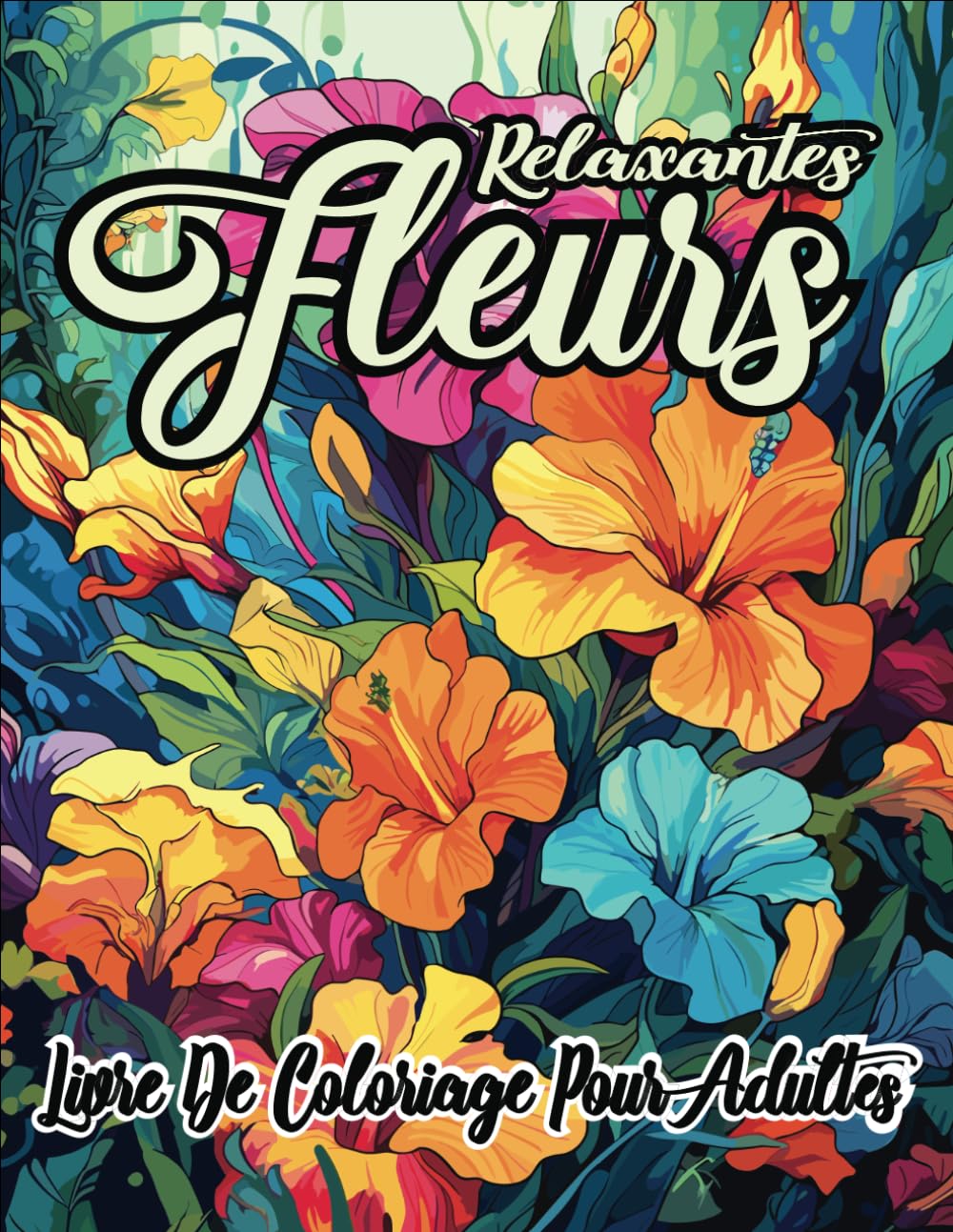 Fleurs Relaxantes Livre de Coloriage pour Adultes: Des pages de coloriage surprenantes sur les fleurs et la botanique pour soulager le stress, les femmes et les adultes. (French Edition) baixar livro de graça