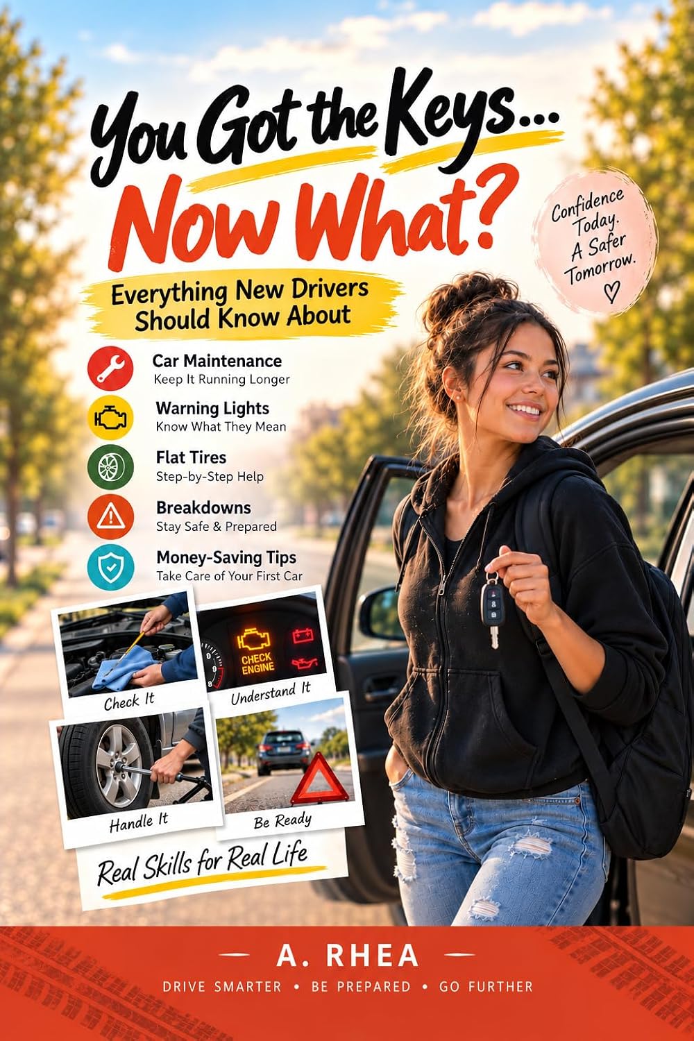 You Got the Keys...Now What?: Everything New Drivers Should Know About Car Maintenance, Warning Lights, Flat Tires & Breakdowns (English Edition) baixar o livro de graça