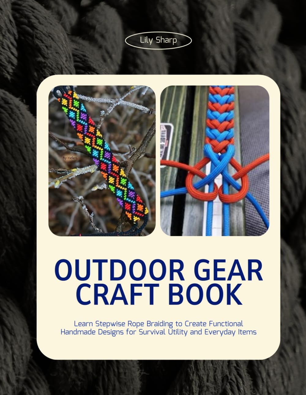 ler totalmente Outdoor Gear Craft Book: Learn Stepwise Rope Braiding to Create Functional Handmade Designs for Survival Utility and Everyday Items
