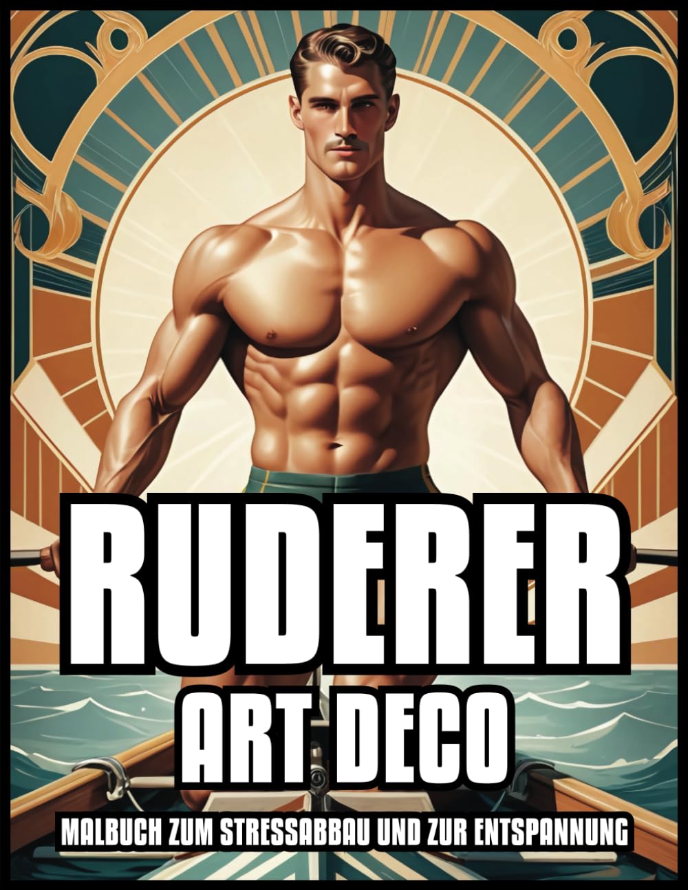 ler totalmente RUDERER ART DECO MALBUCH ENTSPANNUNG & STRESSABBAU: Klassische Vintage-Ruder-Illustrationen für Erwachsene und Jugendliche | Bestes Geschenk für... (Im Stil des Art Deco) (German Edition)