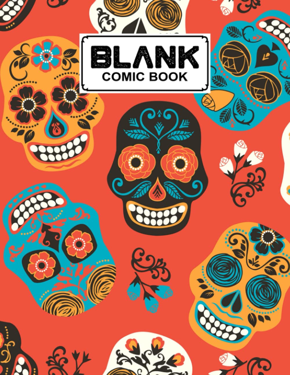 Blank Comic Book: Premium Skull Cover Blank Comic Book, Create Your Own Story, Journal, Notebook, Sketchbook for Kids and Adults, 120 Pages - Size 8.5" x 11" Notebook by Ignaz Fuchs baixar livro de graça