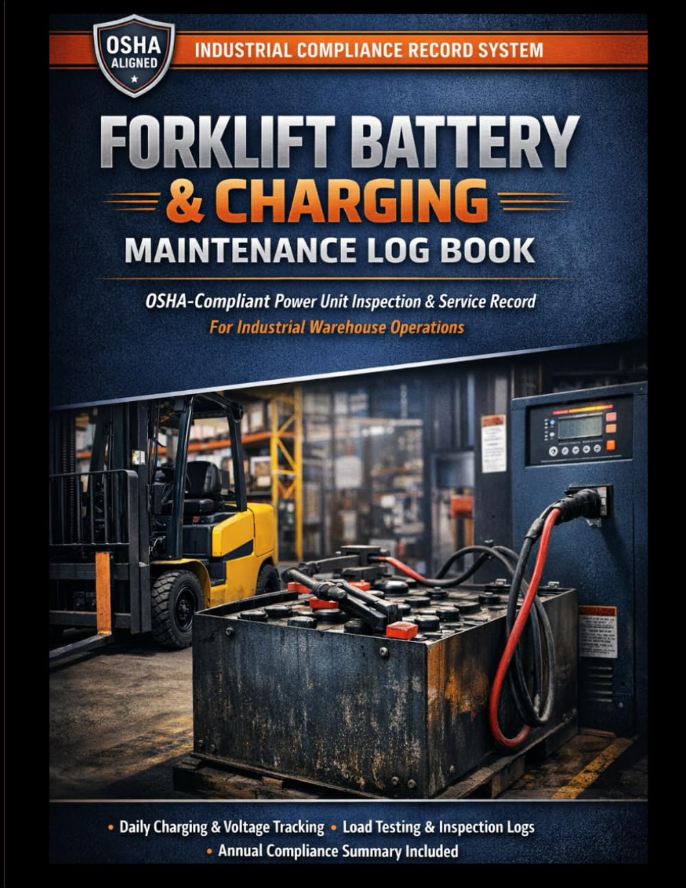 Forklift Battery & Charging Maintenance Log Book: OSHA-Compliant Power Unit Inspection & Service Record for Industrial Warehouse Operations baixar livro de graça