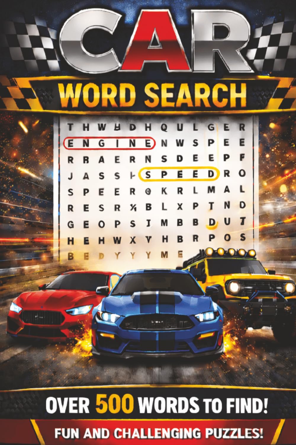ler totalmente Car Word Search for All Ages: Easy to Read - Car, Garage and Racing Themed.: Over 500 Words to Find | Classic, Muscle & Modern Cars | Fun & Challenging Puzzles
