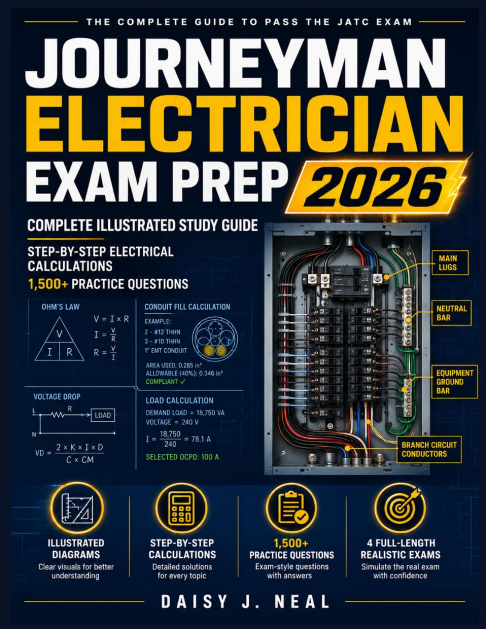 Journeyman Electrician Exam Prep 2026: The Complete Illustrated Study Guide with 1,500+ Practice Questions, Step-by-Step Electrical Calculations,... Exams – Pass Your Licensing Exam on the First baixar o livro de graça