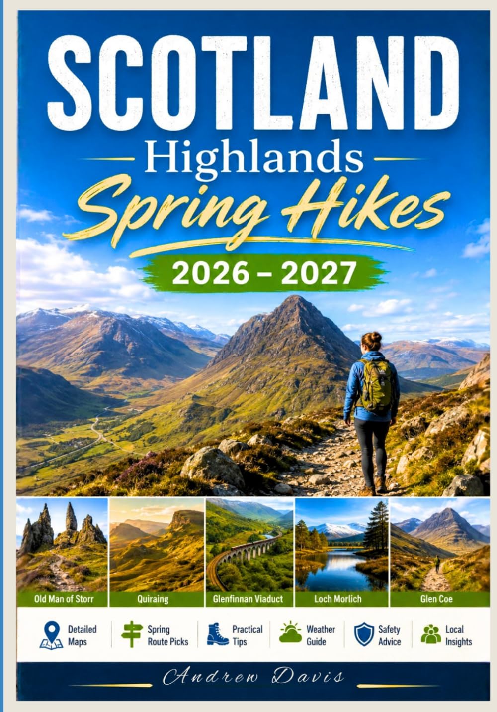 ler totalmente SCOTLAND Highlands Spring Hikes 2026 – 2027: Munros, Isle of Skye, Glencoe & Cairngorms with Scenic Trails, GPS Maps, Wildflowers, Wildlife and Practical Itineraries
