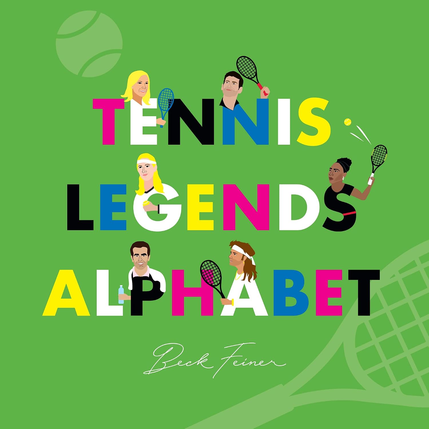 ler totalmente Tennis Legends Alphabet