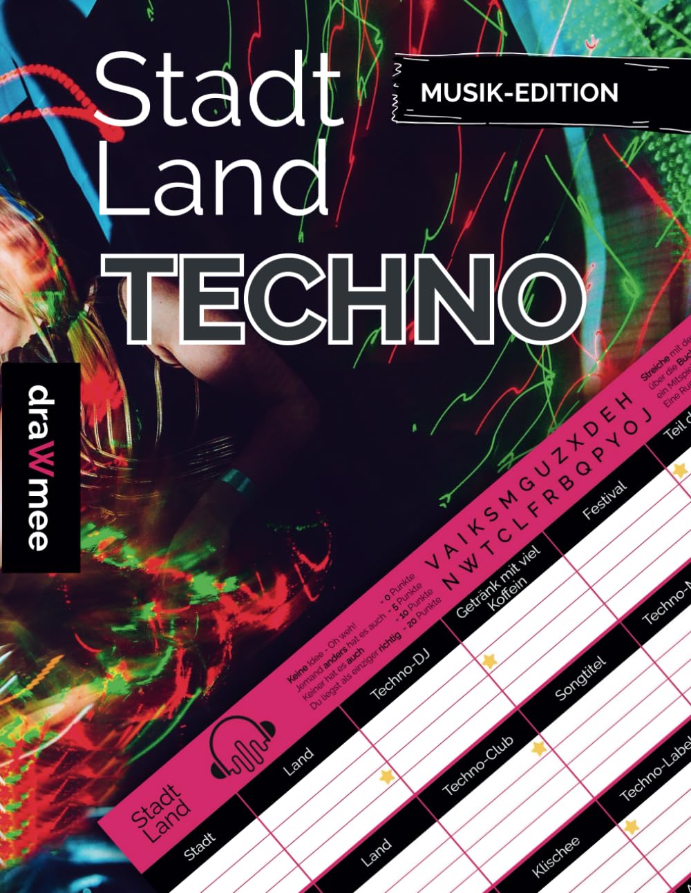 ler totalmente Stadt Land Techno: Quiz für Raver - Geschenk Elektronische Musik, Dance, Vocal House: Spielblock mit 35 Blatt Din-A4 (Seiten zum Ausschneiden) (German Edition)
