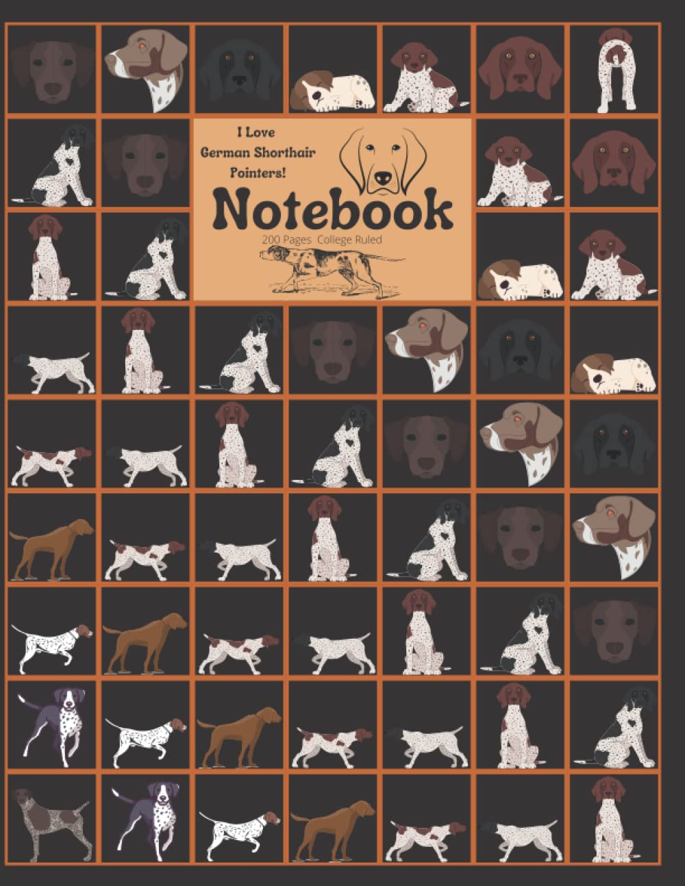 I Love German Shorthair Pointers! Notebook: 200 Page Dog Lover's College Ruled Note Book, 8.5 x 11 baixar livro de graça