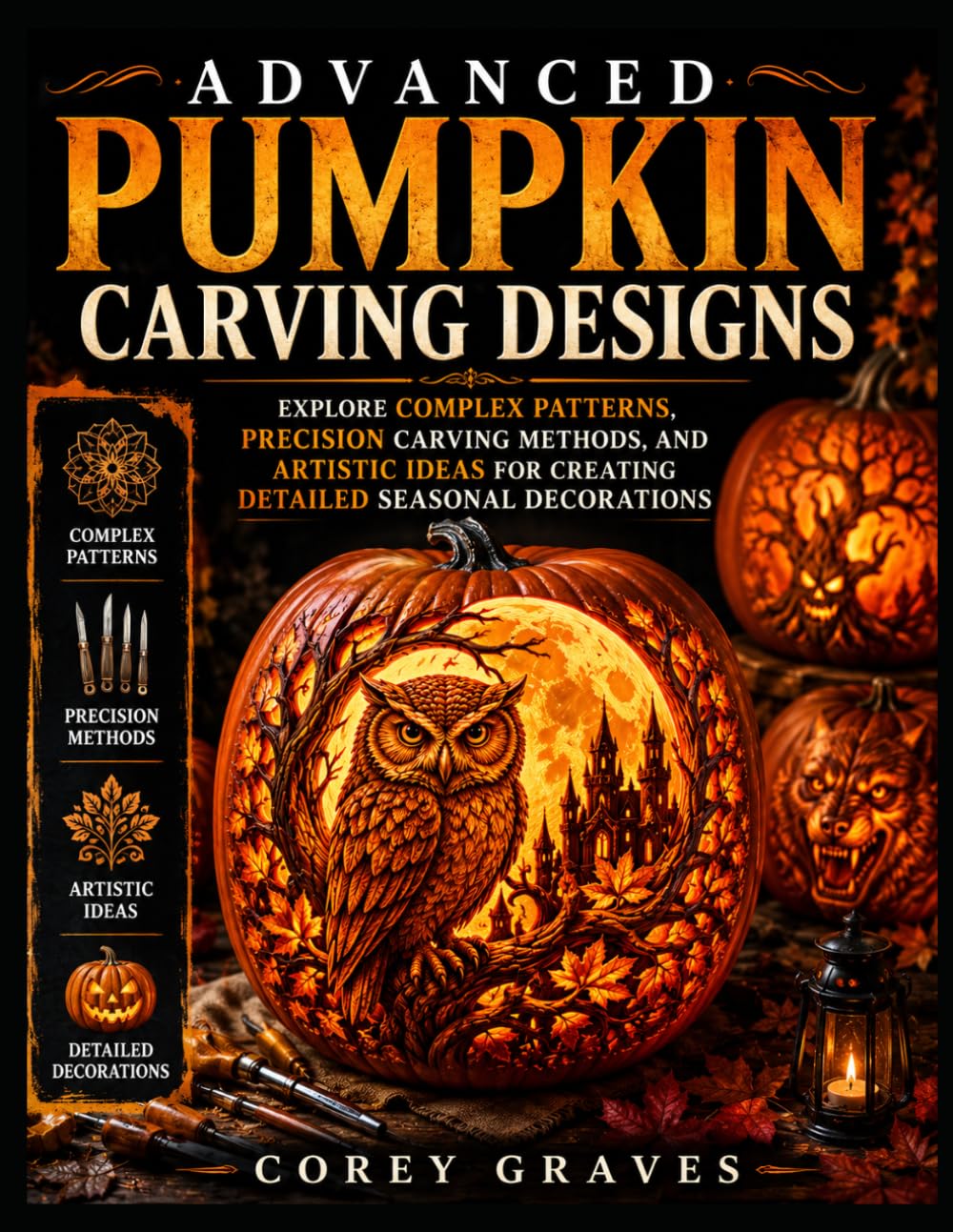 ler totalmente Advanced Pumpkin Carving Designs: Explore Complex Patterns, Precision Carving Methods, and Artistic Ideas for Creating Detailed Seasonal Decorations