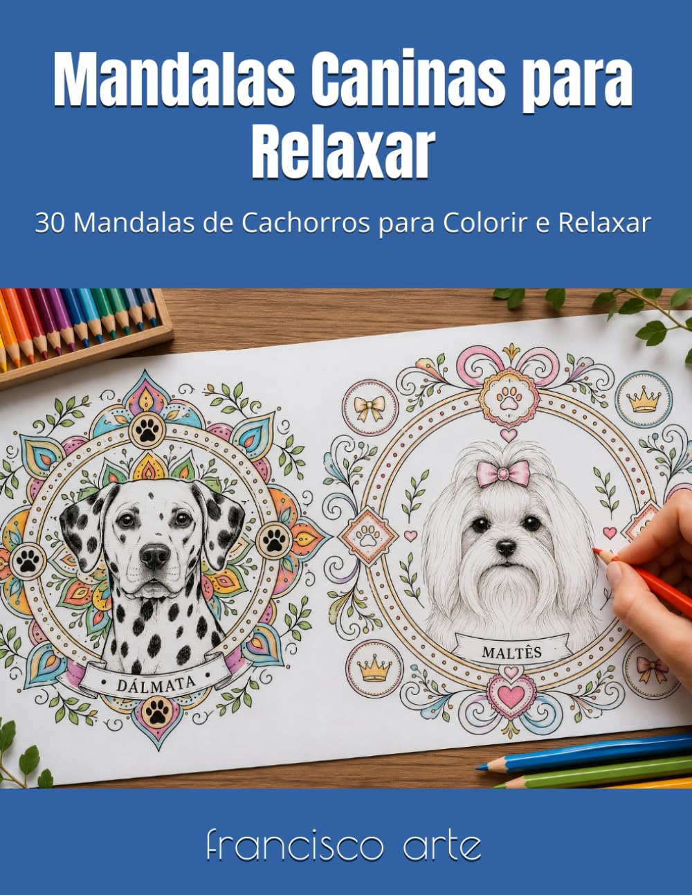 capítulo por capítulo baixar Mandalas Caninas para Relaxar: 30 Mandalas de Cachorros para Colorir e Relaxar (Portuguese Edition)