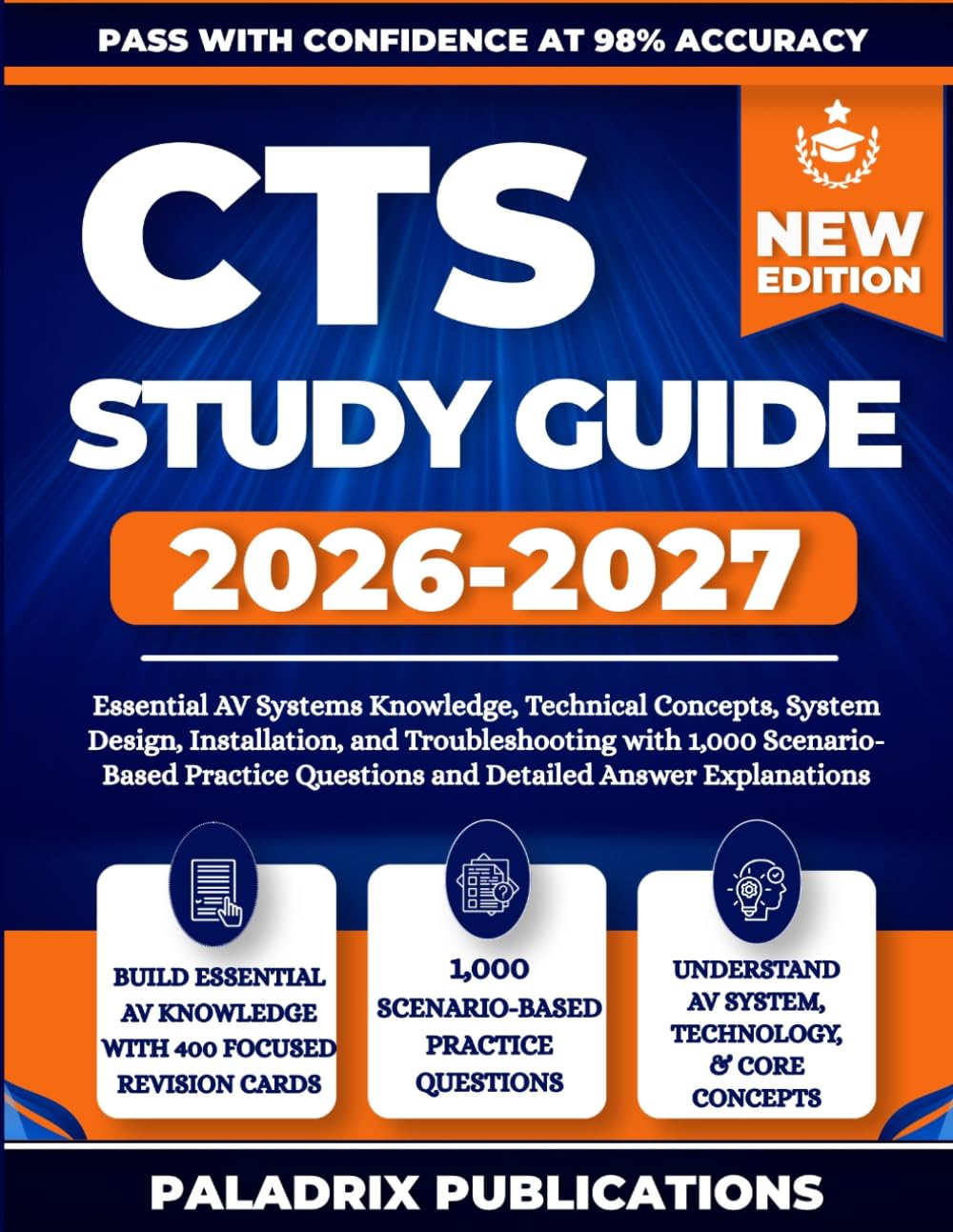 capítulo por capítulo baixar CTS EXAM STUDY GUIDE 2026-2027: Essential AV Systems Knowledge, Technical Concepts, System Design, Installation, and Troubleshooting with 1,000... Questions and Detailed Answer Explanations