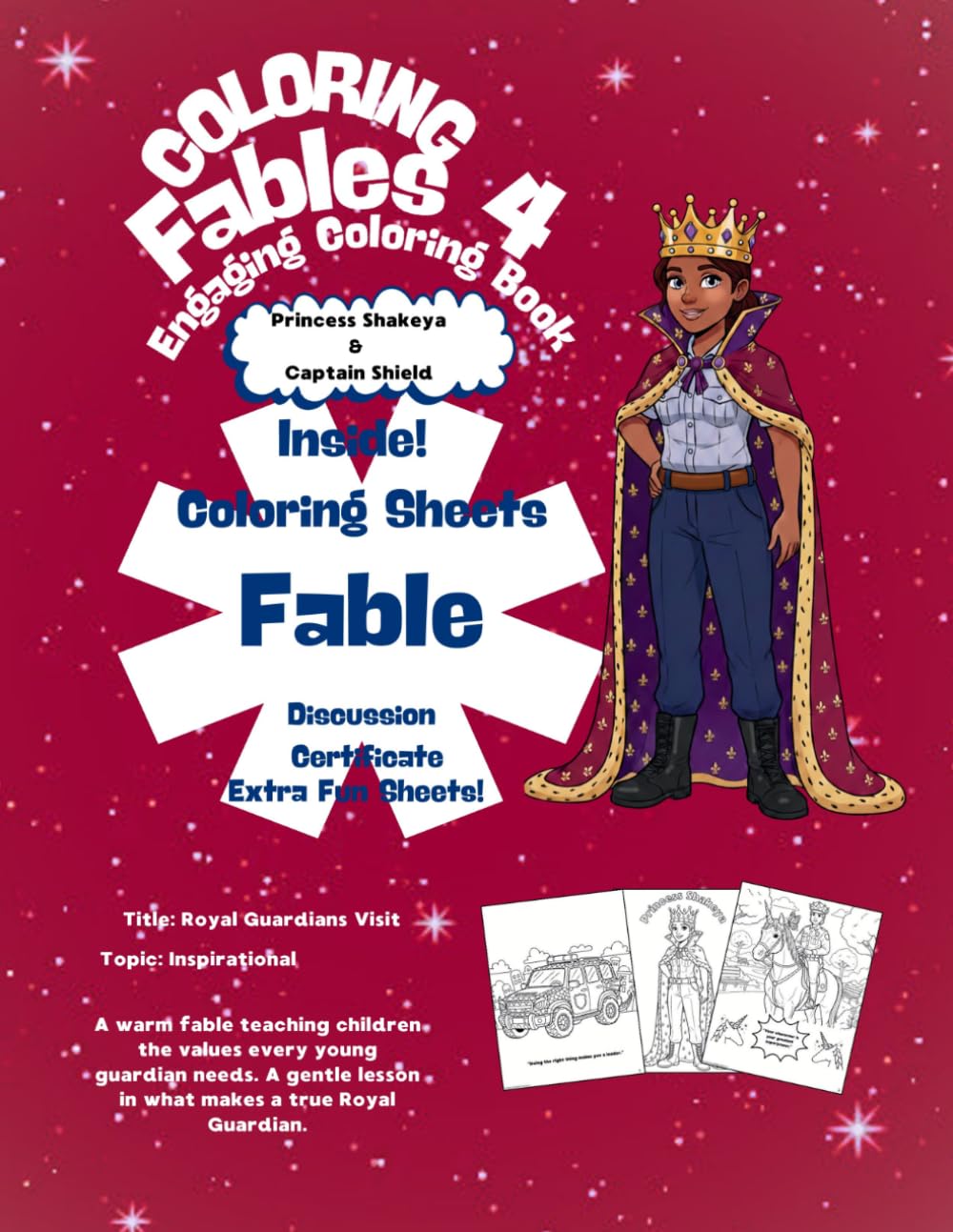 Princess Shakeya and Captain Sheild, The Royal Guardians Visit: Engaging Coloring Book baixar livro de graça