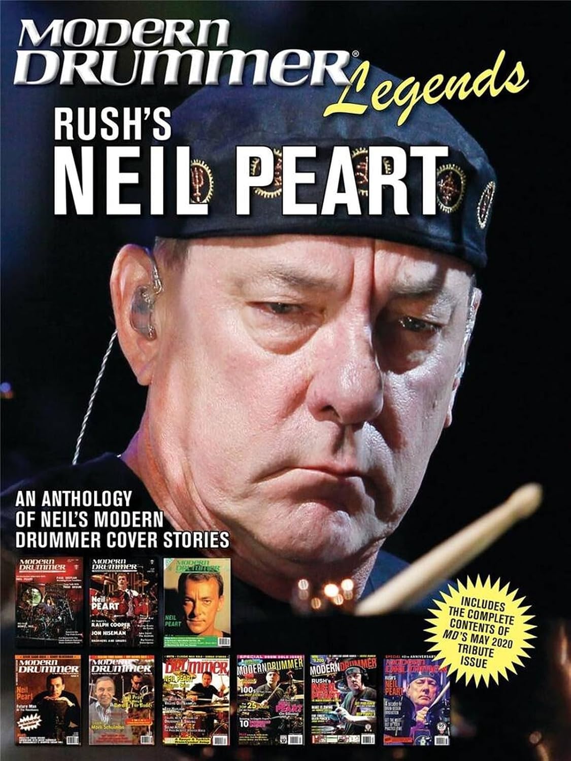 ler totalmente Modern Drummer Legends: Rush's Neil Peart - An Anthology of Neil's Modern Drummer Cover Stories
