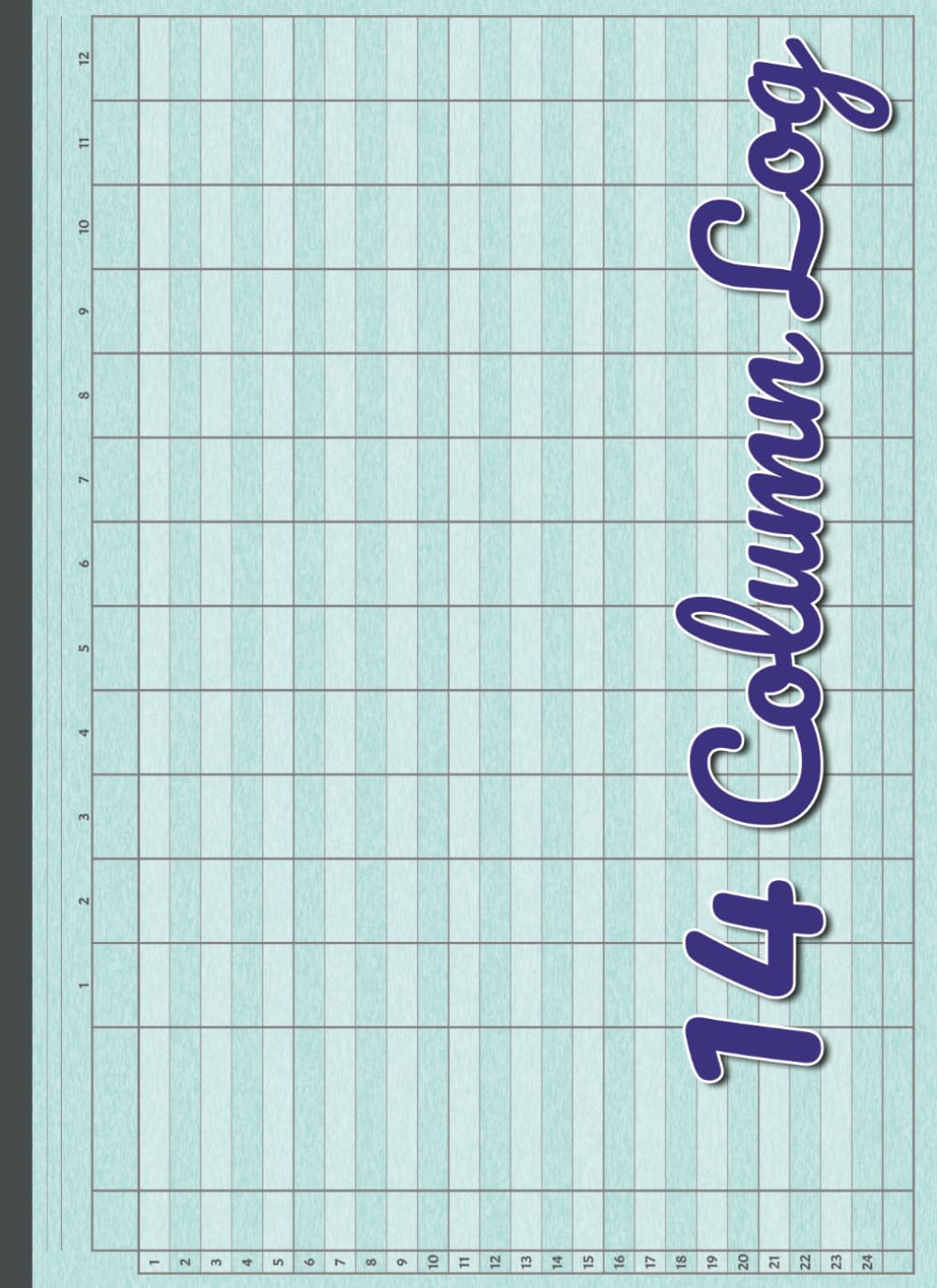 14 Column Log Book: Multipurpose Columnar Ledger Log for Accounting, Bookkeeping, Data Recording, Tracking and Record Keeping | 8.5 x 11.7 Inches Landscape Layout, 110 Pages baixar o livro de graça
