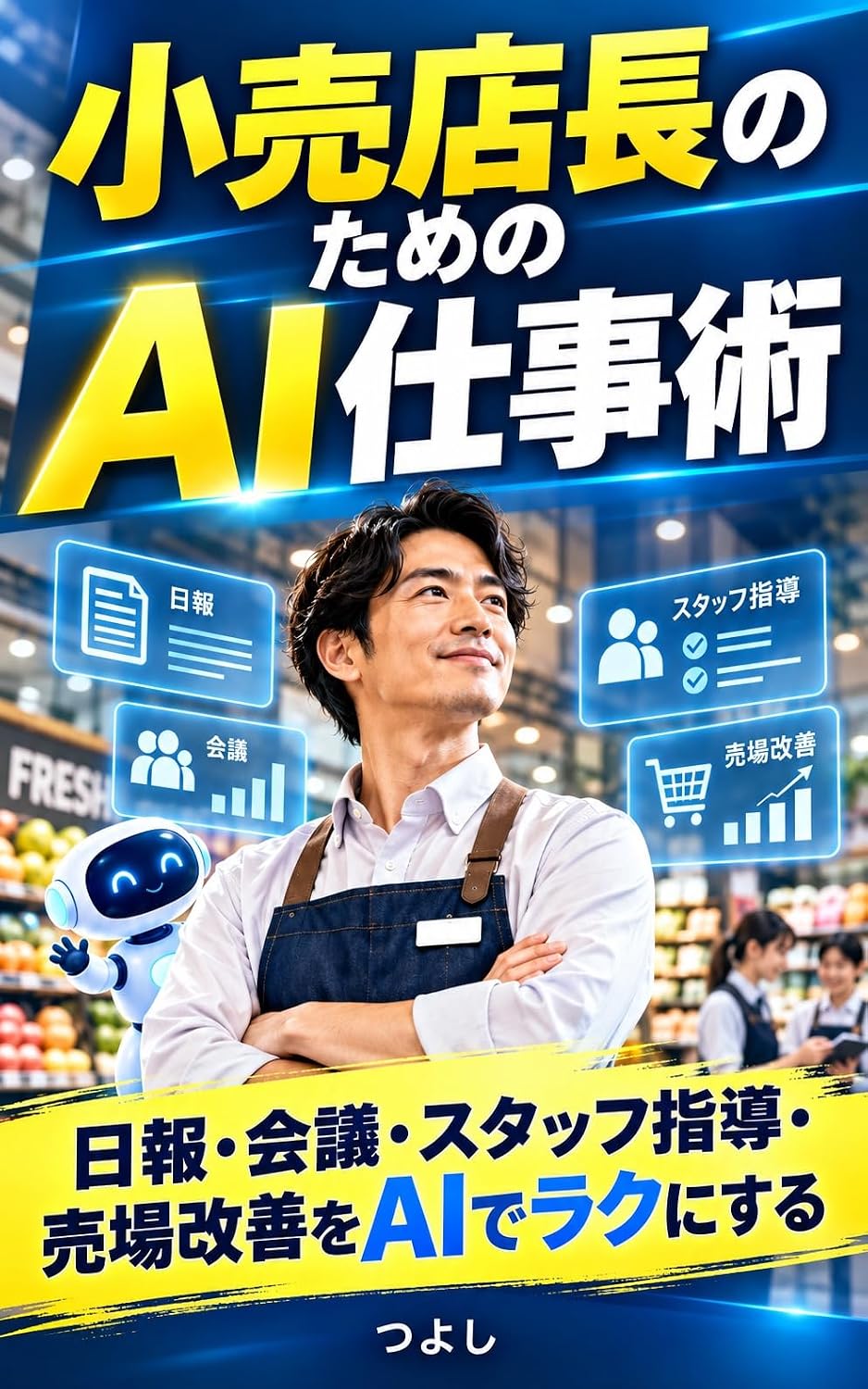 Kouri Tencho no Tame no AI Shigotojutsu: Nippou Kaigi Sutaffu Shidou Uriba Kaizen o AI de Raku ni Suru (Japanese Edition) baixar o livro de graça