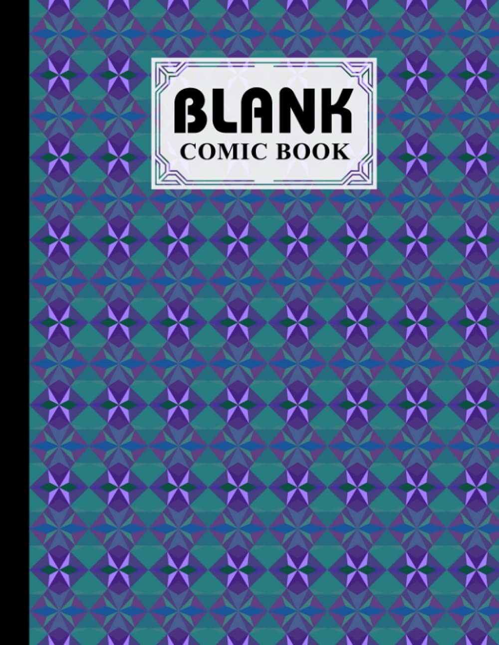 Blank Comic Book: Rectangles Cover, Create Your Own Story, Journal, Notebook, Sketchbook for Kids and Adults, 120 Pages - Size 8.5" x 11" Notebook by Hinrich Ahrens baixar o livro de graça