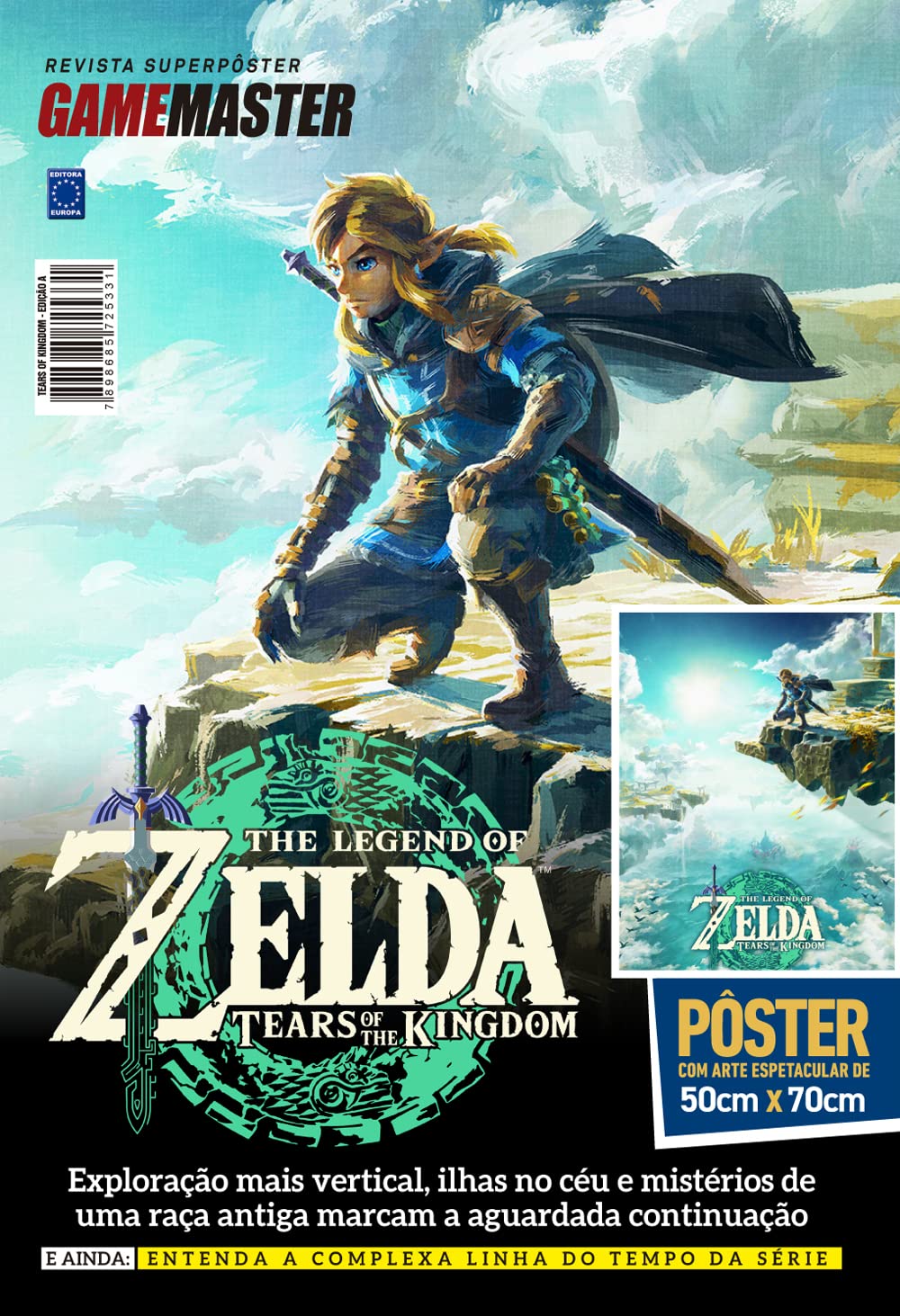 capítulo por capítulo baixar Zelda: Tears Of The Kingdom - Arte A - Superpôster Game Master