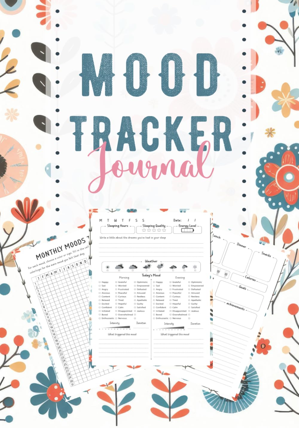 Mood Tracker Journal: Track Your Mood, Habits & Progress baixar o livro de graça