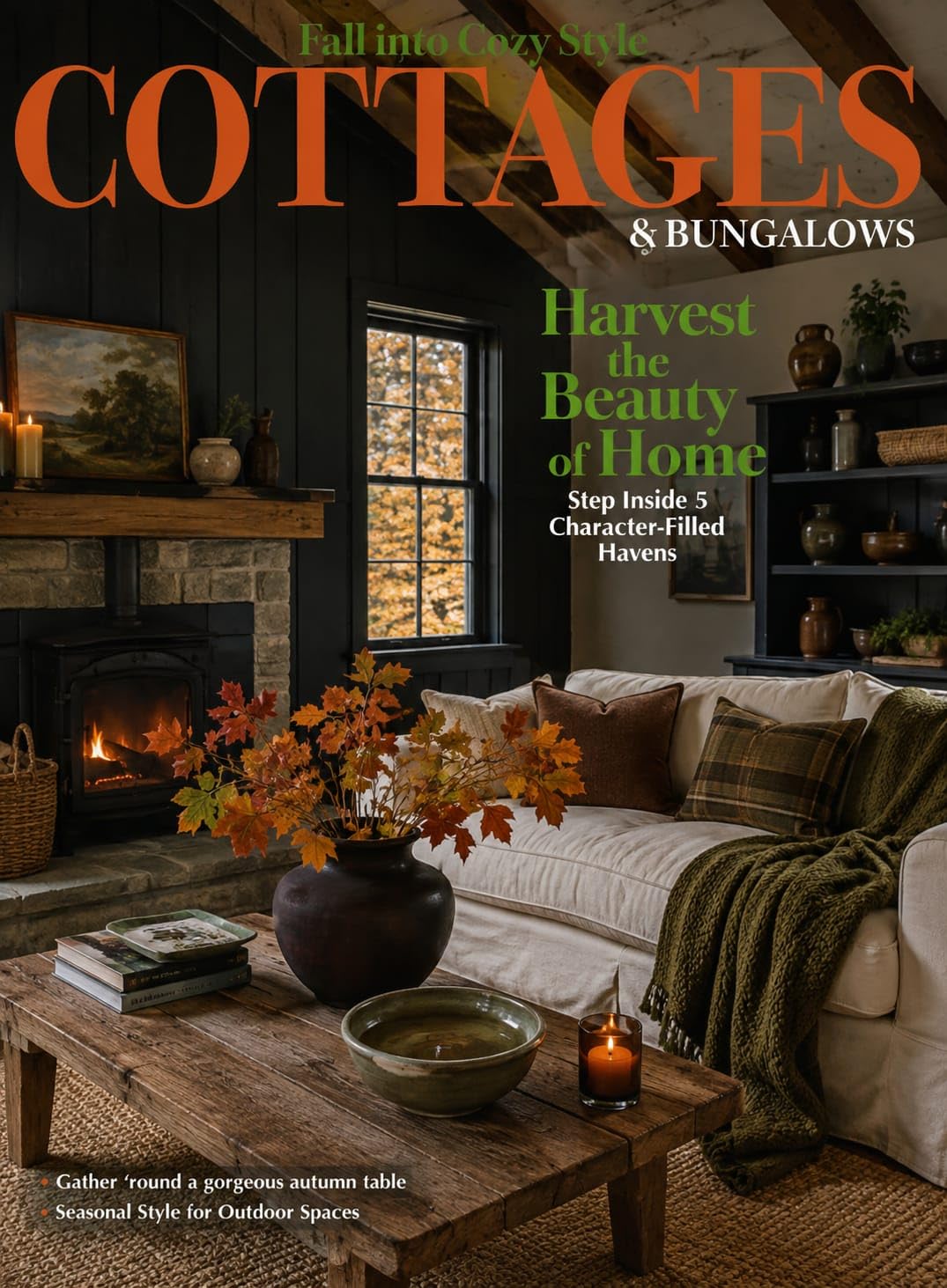 ler totalmente Fall Into Cozy Style Harvest the Beauty of Home, Step Inside Character-Filled Havens, Gather ’Round a Gorgeous Autumn Table, and Discover Seasonal Style for Outdoor Spaces (English Edition)