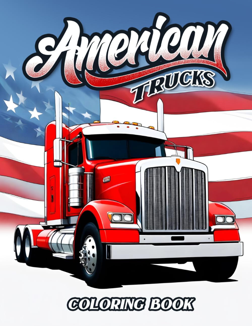 Americain Trucks Coloring book: 40+ Unique Big Rigs, Pickups and Semi-Trucks Coloring Pages,Stress Relief and Relaxation Sketch Illustration for Adults, kids, and truck lovers baixar o livro de graça
