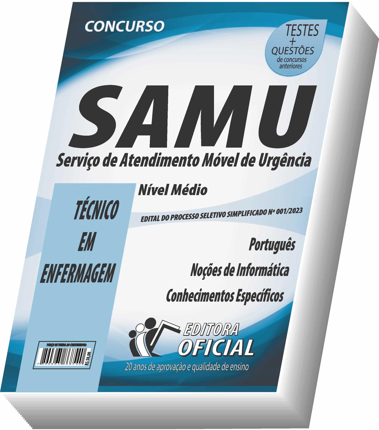 Apostila SAMU - Técnico em Enfermagem: 01 baixar livro de graça