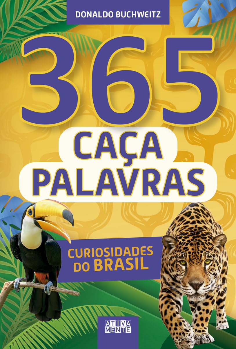 ler totalmente 365 Caça-Palavras - Curiosidades do Brasil