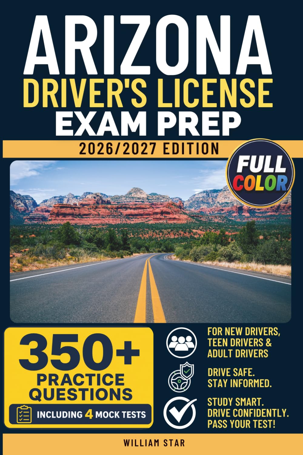 capítulo por capítulo baixar Arizona Driver's License Exam Prep: Study Guide, Road Signs & Practice Tests to Help You Pass the Written Knowledge Test