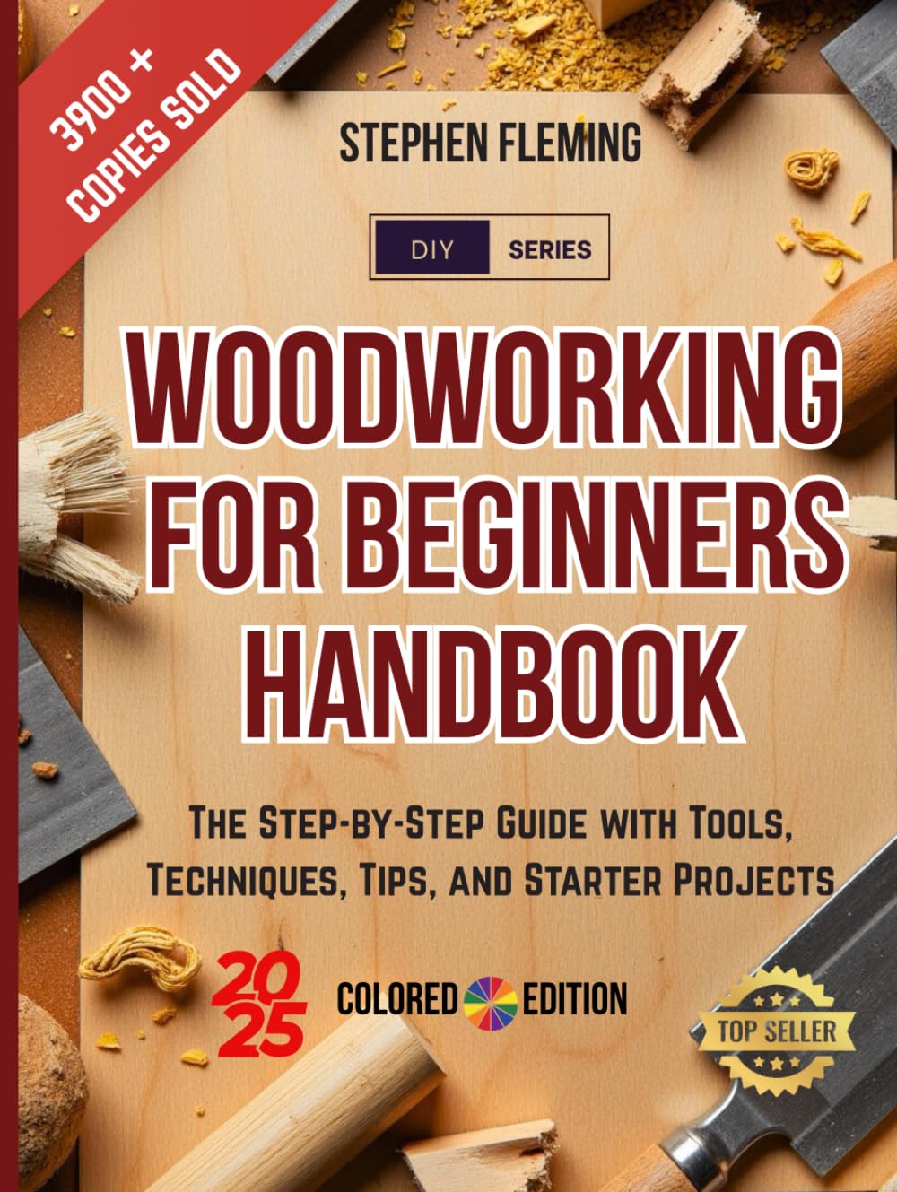 ler totalmente Woodworking for Beginners Handbook: The Step-by-Step Guide with Tools, Techniques, Tips and Starter Projects (DIY Series)