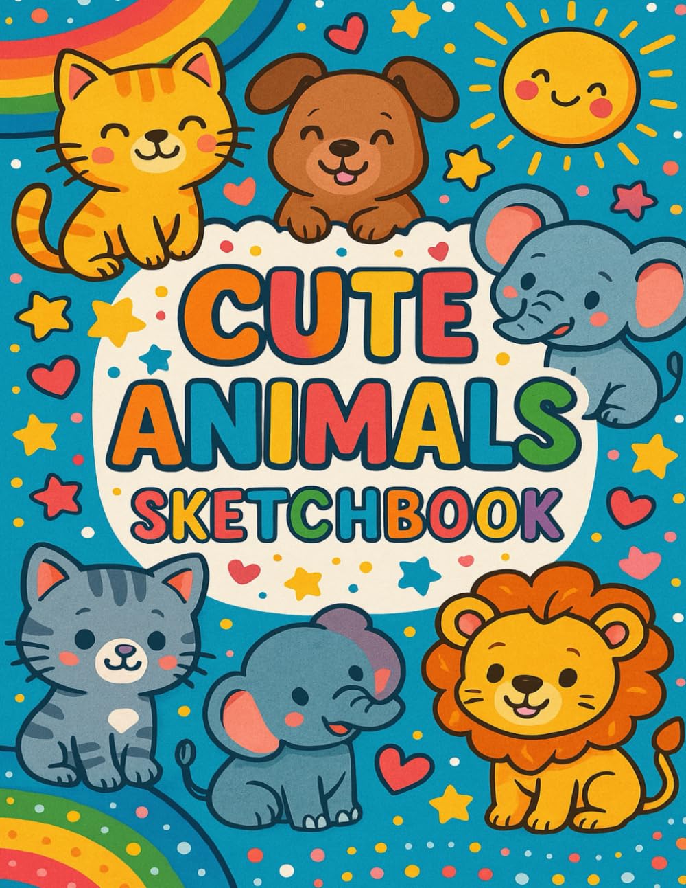 My Cute Animal Sketchbook: Draw, Doodle & Dream with Your Favorite Furry Friends! (Portuguese Edition) baixar livro de graça