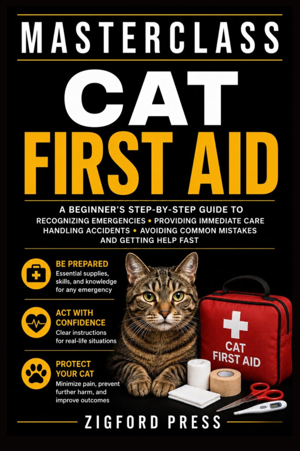 MASTERCLASS: CAT FIRST AID: A Beginner’s Guide to Recognizing Emergencies, Providing First Aid & Protecting Your Cat (Masterclass Series) baixar livro de graça