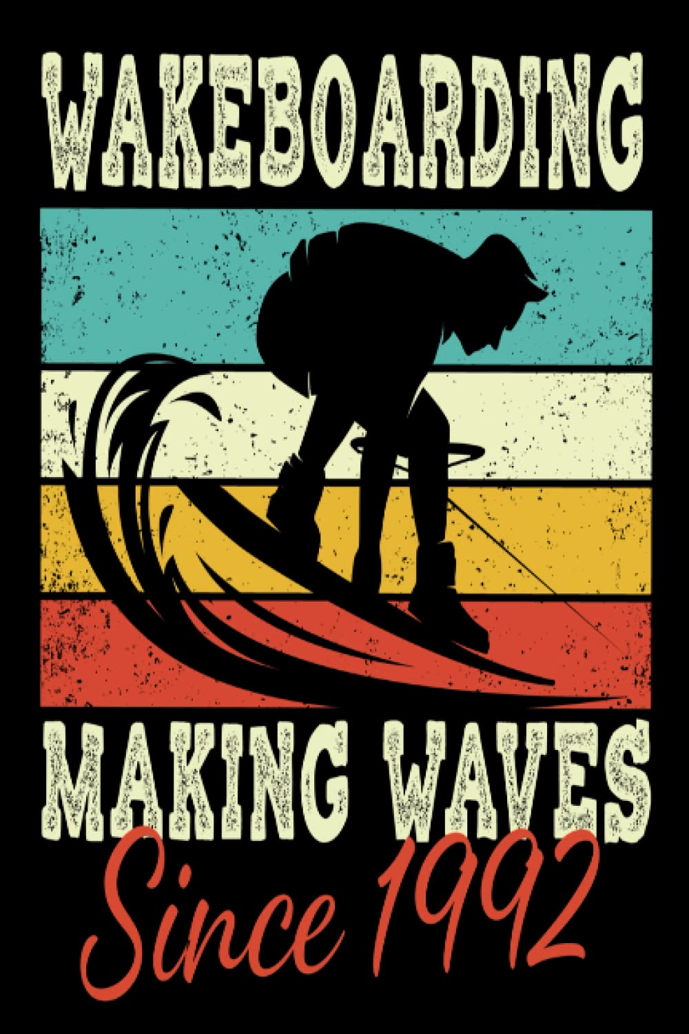 ler totalmente Wakeboarding Making Waves Since 1992: Portable 6 * 9" 100 Blank Lined Pages Journal Notebook