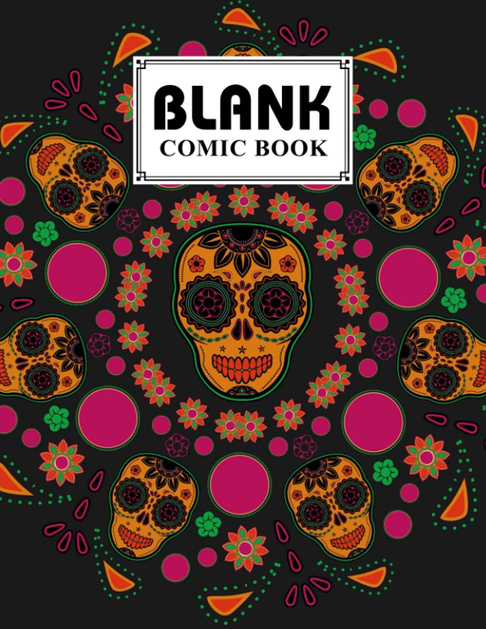 Blank Comic Book: Premium Skull Cover Blank Comic Book, Create Your Own Story, Journal, Notebook, Sketchbook for Kids and Adults, 120 Pages - Size 8.5" x 11" Notebook by Hermann-Josef Wilke baixar livro de graça