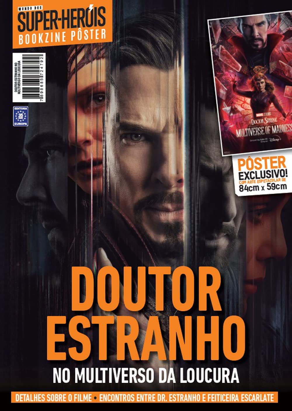 Doutor Estranho 2 - No Multiverso da Loucura - Arte B - Superpôster Mundo dos Super-Heróis