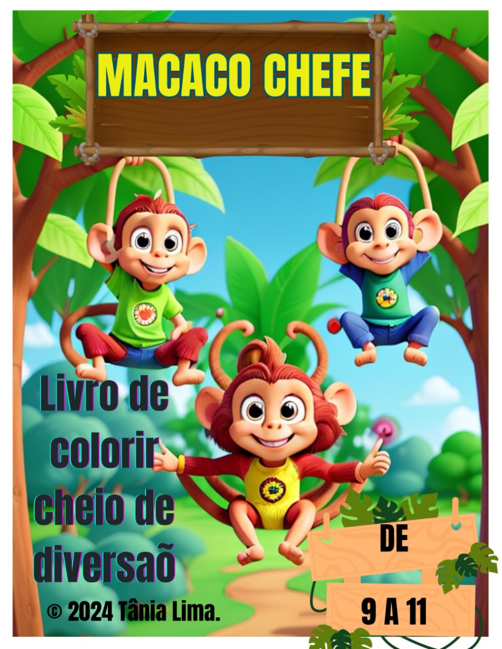 Macaco Chefe.: livro de colorir cheio de diversao. (Portuguese Edition) baixar livro de graça