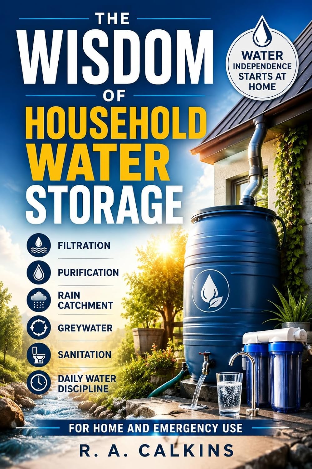 capítulo por capítulo baixar The Wisdom of Household Water: Storage, Filtration, Purification, Rain Catchment, Greywater, Sanitation, and Daily Water Discipline for Home and Emergency Use (English Edition)