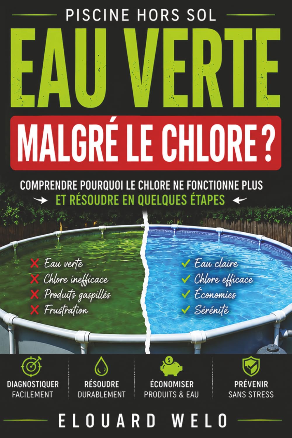ler totalmente Eau verte malgré le chlore choc ? Trouvez le vrai coupable et résolvez en quelques étapes simples: Découvrez pourquoi votre piscine reste verte,... Hors Sol Sans Souci) (French Edition)