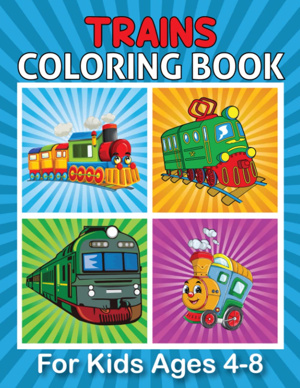 Trains Coloring Book for Kids: 25 Simple Beginner Pages Featuring Adorable Train For Children. baixar o livro de graça